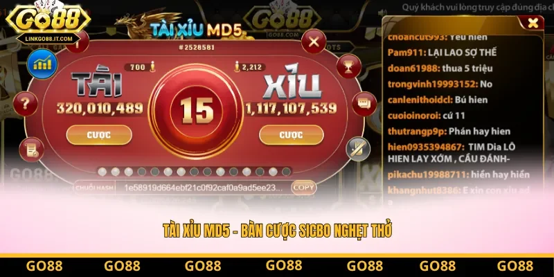 Tài xỉu MD5 là trò chơi được săn tìm nhiều nhất trên cổng game Tài xỉu MD5 là trò chơi được săn tìm nhiều nhất trên cổng game