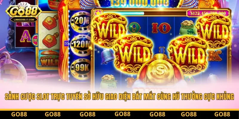 Sảnh cược slot trực tuyến sở hữu giao diện bắt mắt cùng hũ thưởng cực khủng. Sảnh cược slot trực tuyến sở hữu giao diện bắt mắt cùng hũ thưởng cực khủng.