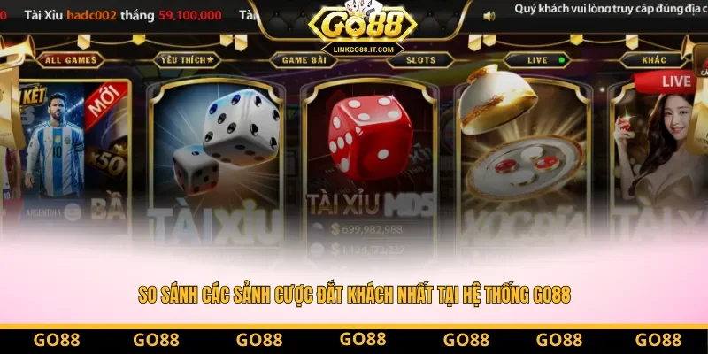 So sánh các trò chơi hấp dẫn nhất tại Go88 So sánh các trò chơi hấp dẫn nhất tại Go88