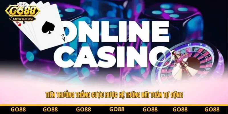 Tiền thưởng thắng cược được hệ thống kết toán tự động và cộng ngay vào tài khoản người chơi. Tiền thưởng thắng cược được hệ thống kết toán tự động và cộng ngay vào tài khoản người chơi.